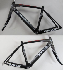 Kardan Exige Carbon Rennrad Rahmen Rahmenkit M 49cm schwarz-grau